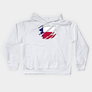 Tear Away Texas Flag Kids Hoodie